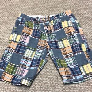J Crew Vintage Madras shorts